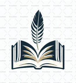 Offenes Buch und Feder